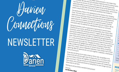 Darien Connections Newsletter is in Mailboxes!