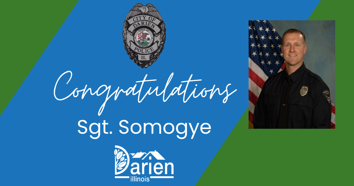 Featured image of Darien Police Department Announces Promotion of Luke Somogye to Sergeant